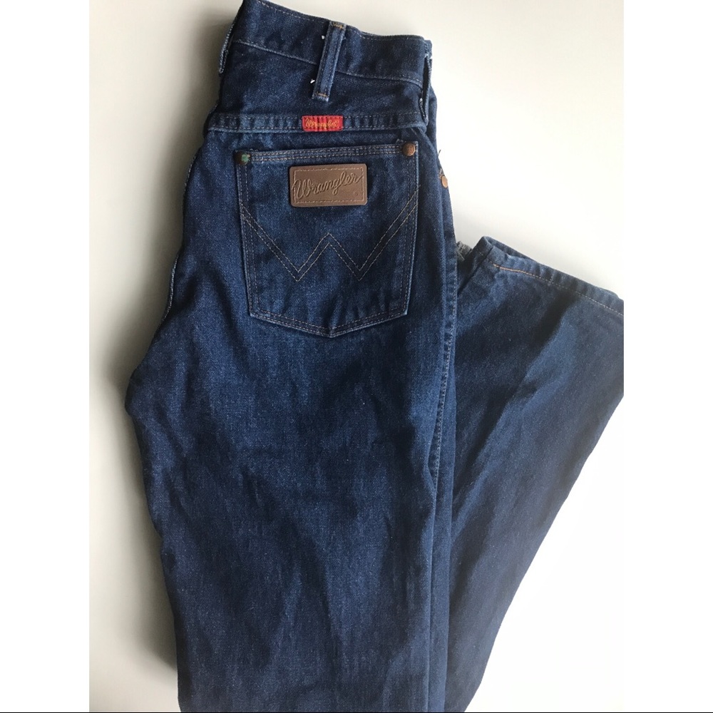 Vintage wrangler super high waisted jeans 9x32